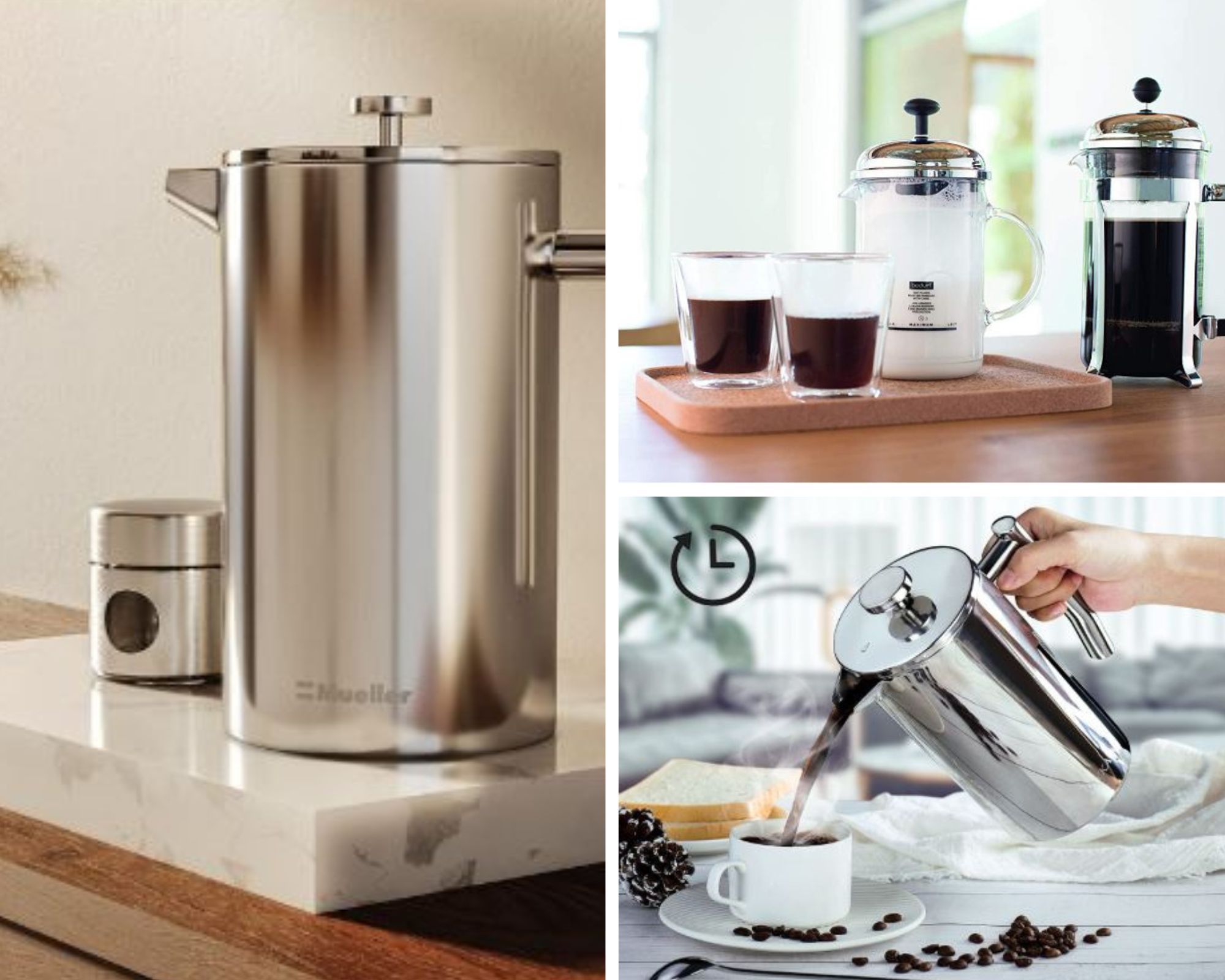 French Press Coffee; In Its Purest Form, Dark and Full of Flavor!