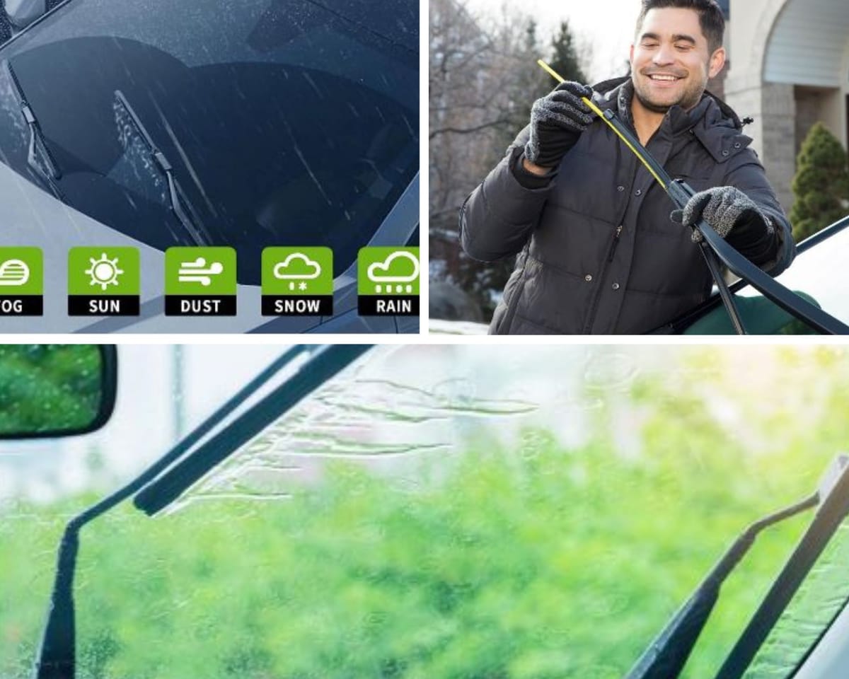 Wiper Blades Ensure Safe Driving by Clearing Rain, Snow, and Dirt!