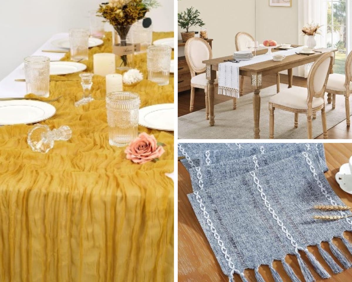 Table Runners Shield Tables from Stains and Heat, Enhancing Decor.