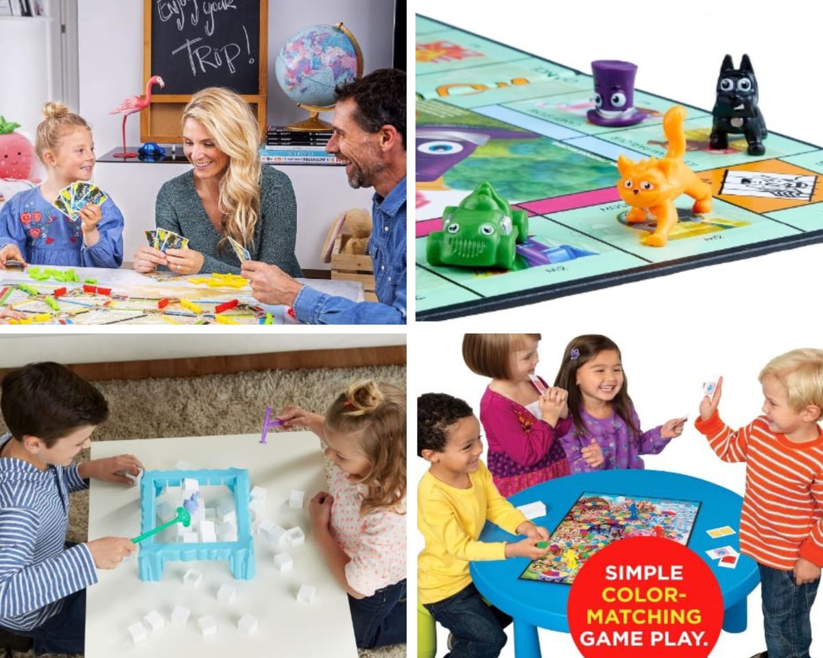 Level Up Your Playtime! Board Games for Kids, 3 and Up.